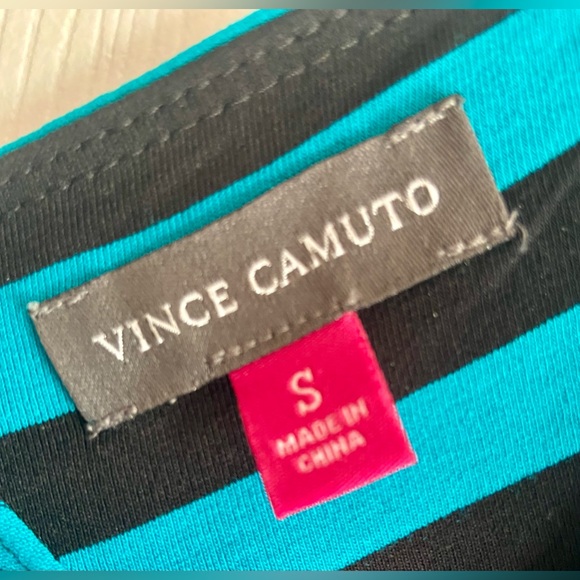 Vince Camuto 3/4 sleeve striped layered top (S) - Picture 3 of 4